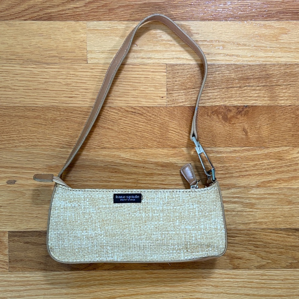Kate Spade Tan and Cream Shoulder Bag